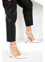 Soho Women's White Classic Heeled Shoes 17844