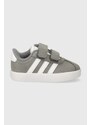 Dětské sneakers boty adidas VL COURT 3.0 CF I šedá barva