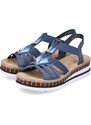 Dámské sandály RIEKER V7909-12 modrá
