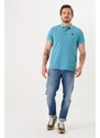 Pánské polo GARCIA Z1105 8918 mens polo ss 8918 light teal