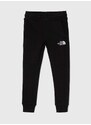 Dětské bavlněné tepláky The North Face DREW PEAK LIGHT JOGGERS černá barva