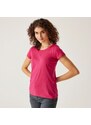 Dámské bavlněné tričko Regatta CARLIE růžová