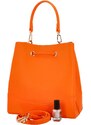 DIANA & CO Luxusní kabelka přes rameno Tossy, oranžová