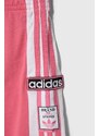 Dětská bavlněná souprava adidas Originals růžová barva