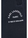 Kraťasy Karl Lagerfeld pánské, tmavomodrá barva