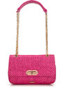 Dámská pletená kabelka s řetízkem Wittchen, růžová, ekologická kůže
