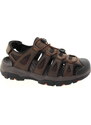 SKECHERS Pánské hnědé sandály 204111-CHOC-357