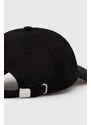 Bavlněná baseballová čepice Kenzo černá barva, s aplikací, FE58AC611F47.99