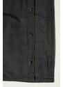 Košilová bunda Fred Perry Herringbone Overshirt šedá barva, oversize, M7754.297