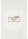 Bavlněné tričko Filson Embroidered Pocket béžová barva, s aplikací, FMTEE0042