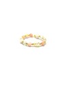 BRYXI Pružný prsten z růžového opálu s perlou