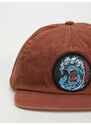 Santa Cruz Screaming Wave Snapback (brown overdye)hnědá