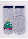 Yoclub Kids's Children's Christmas Terry 3Pack Socks SKF-X001U-AA0D-0001