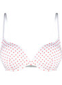 Trendyol White-Multicolored Cotton Heart Covered T-Shirt Bra Knitted Bra