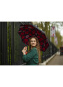 Fulton dámský holový deštník Bloomsbury 2 FLOATING ROSES L754