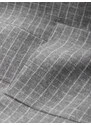 Ombre Clothing Pánská kostkovaná bunda z vlněné směsi - šedá V1 OM-BLZB-0117