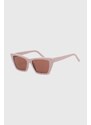 Sluneční brýle Saint Laurent dámské, růžová barva, SL 276 MICA
