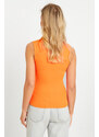 Cool & Sexy Women's Window Blouse Orange