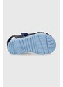 Dětské kožené sandály Camper tmavomodrá barva