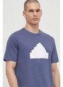 Bavlněné tričko adidas s potiskem, IZ1624