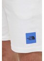 Bavlněné šortky The North Face bílá barva, NF0A87ECFN41