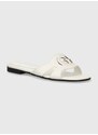 Kožené pantofle Guess CIELLA dámské, bílá barva, FLGCIA LEA19