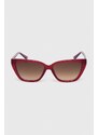 Sluneční brýle Guess dámské, červená barva, GU7919_5869G