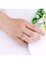 Flor de Cristal Stříbrný prsten Primavera