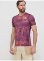 Sportovní tričko The North Face Sunriser fialová barva, NF0A84KNSI41