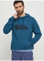 Bavlněná mikina Fjallraven Fjällräven Logo Hoodie pánská, s kapucí, s potiskem, F84144