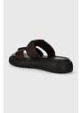 Kožené pantofle Vagabond Shoemakers BLENDA dámské, hnědá barva, 5519-201-35