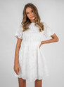 DeeZee Bílé letní šaty Sunner Bílá
