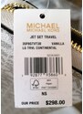 Peněženka Michael Kors jet set travel Continental logo vanilla acorn