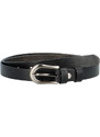Penny Belts Stylový kožený pásek Cinturóna, černá, velikost 115 cm