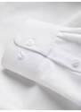 Ombre Oxford REGULAR men's fabric shirt - white