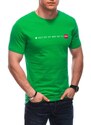 Inny Originální zelené tričko s nápisem S1920