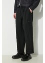 Bavlněné kalhoty Y-3 Workwear Cargo Pants černá barva, ve střihu cargo, IN4345