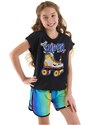 mshb&g Unicorn Skate Girls Kids T-shirt Shorts Set