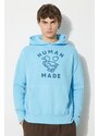 Bavlněná mikina Human Made Tsuriami Hoodie pánská, s kapucí, s potiskem, HM27CS028