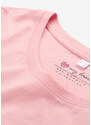 bonprix Tričko s kulatým výstřihem (5 ks v balení), krátký rukáv Růžová