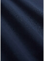 bonprix Bavlněné triko s dlouhým rukávem a kulatým výstřihem Modrá