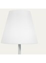 Bílá plastová solární stojací LED lampa Kave Home Amaray 120 cm