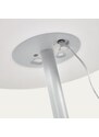 Bílá plastová solární stojací LED lampa Kave Home Amaray 120 cm
