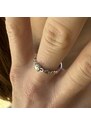 MAJYA Stříbrný nastavitelný prsten s kamínkem ALEXIA 10333