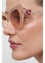 Sluneční brýle Vivienne Westwood dámské, béžová barva, VW505848053