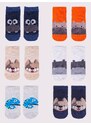 Yoclub Kids's Ankle Thin Socks Pattern Colours 6-Pack P1