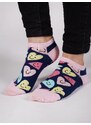 Yoclub Kids's Girls' Ankle Socks Patterns Colours 6-Pack