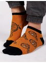 Yoclub Man's Ankle Funny Cotton Socks Patterns Colours