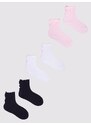 Yoclub Kids's Girls' Socks With Frill 3-Pack 2