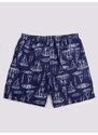 Yoclub Kids's Swimsuits Boys' Beach Shorts P1 Navy Blue